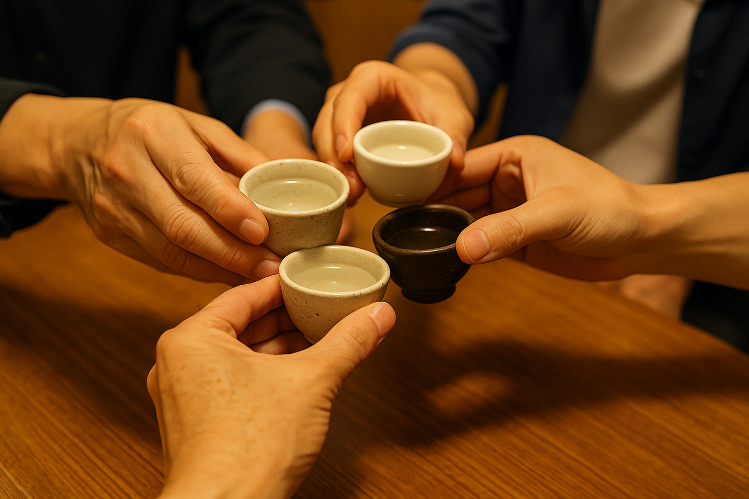 Kampai and Japanese sake etiquette
